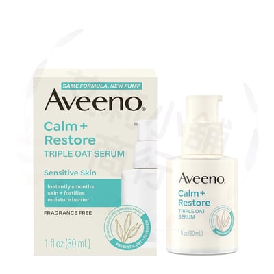 Aveeno Calm + Restore Triple Oat Serum for Sensitive Skin 30ml 舒緩修護三重燕麥精華液（敏感肌適用）1